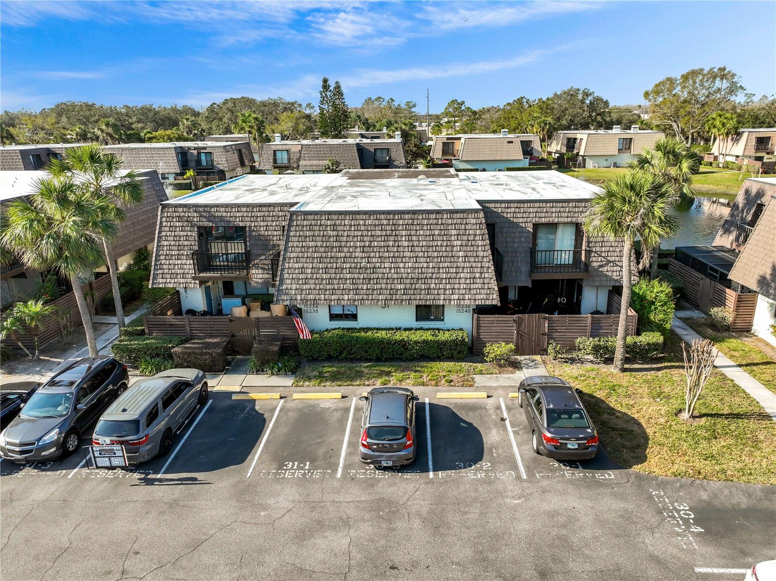 Aerial View Townhome