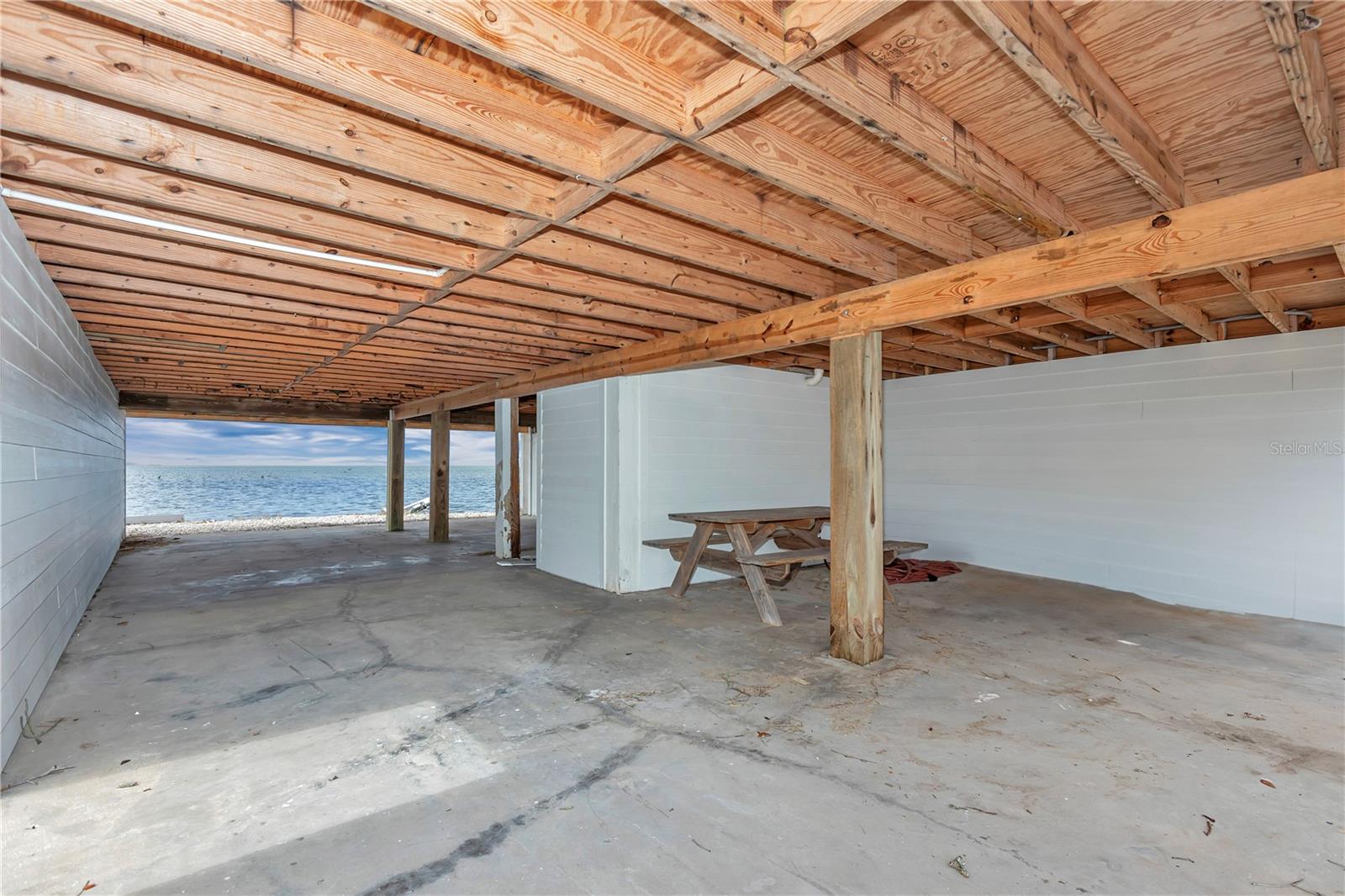 Carport access under home