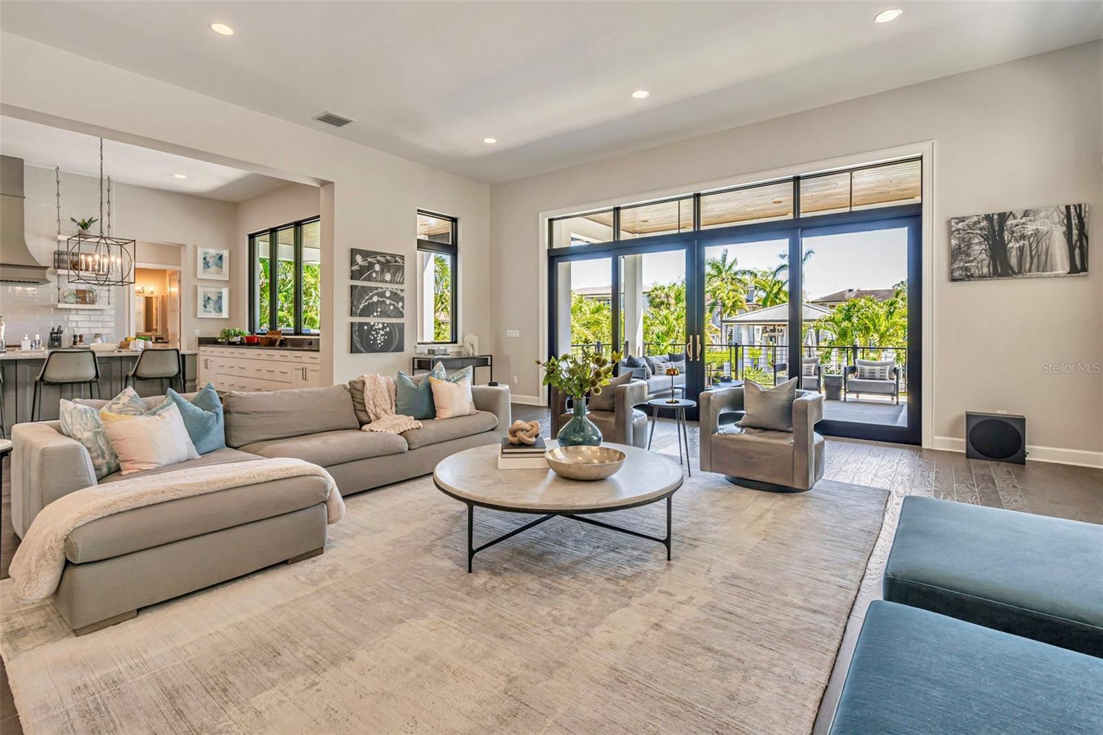 Spacious living area opens to lanai for effortless entertaining