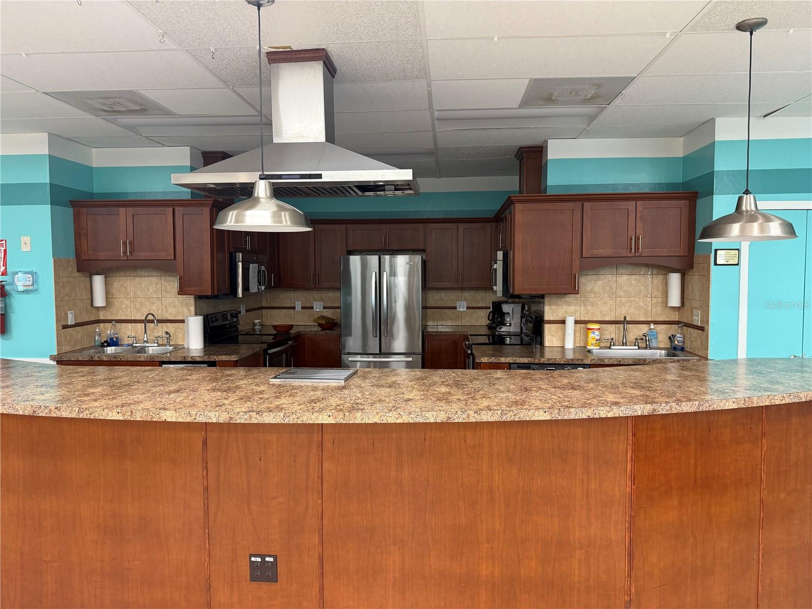 Kitchen in clubhouse