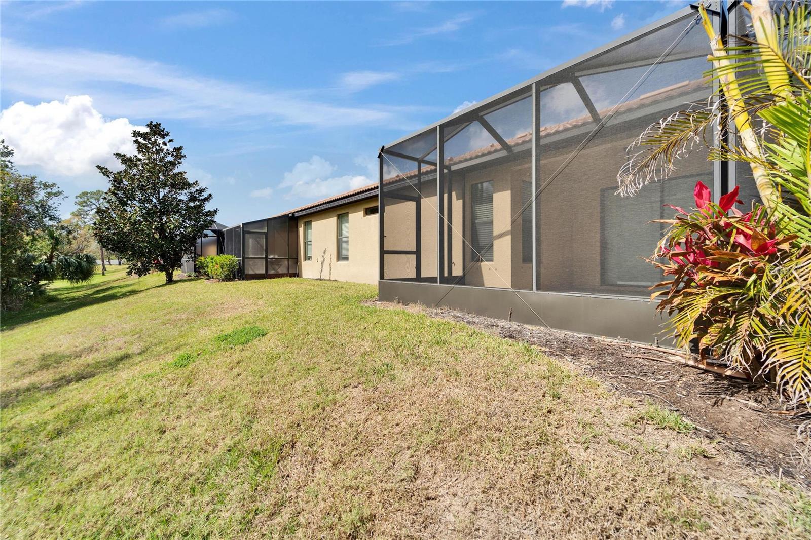 Rear of home showing lanai.