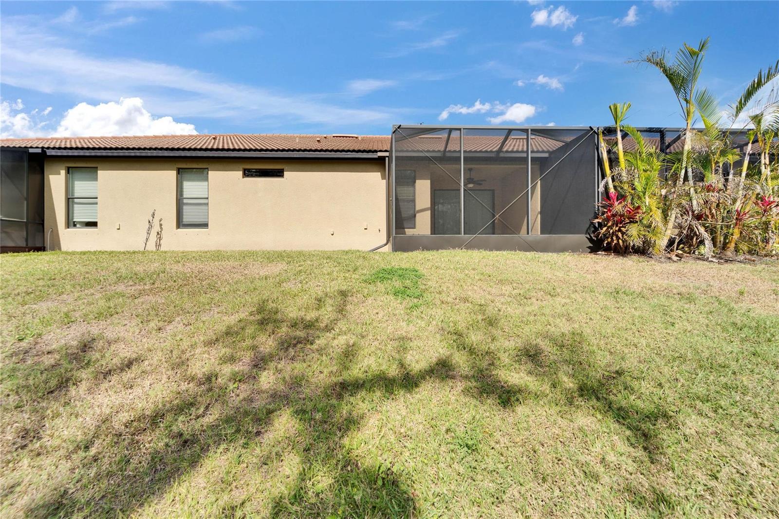 Rear of home showing lanai.