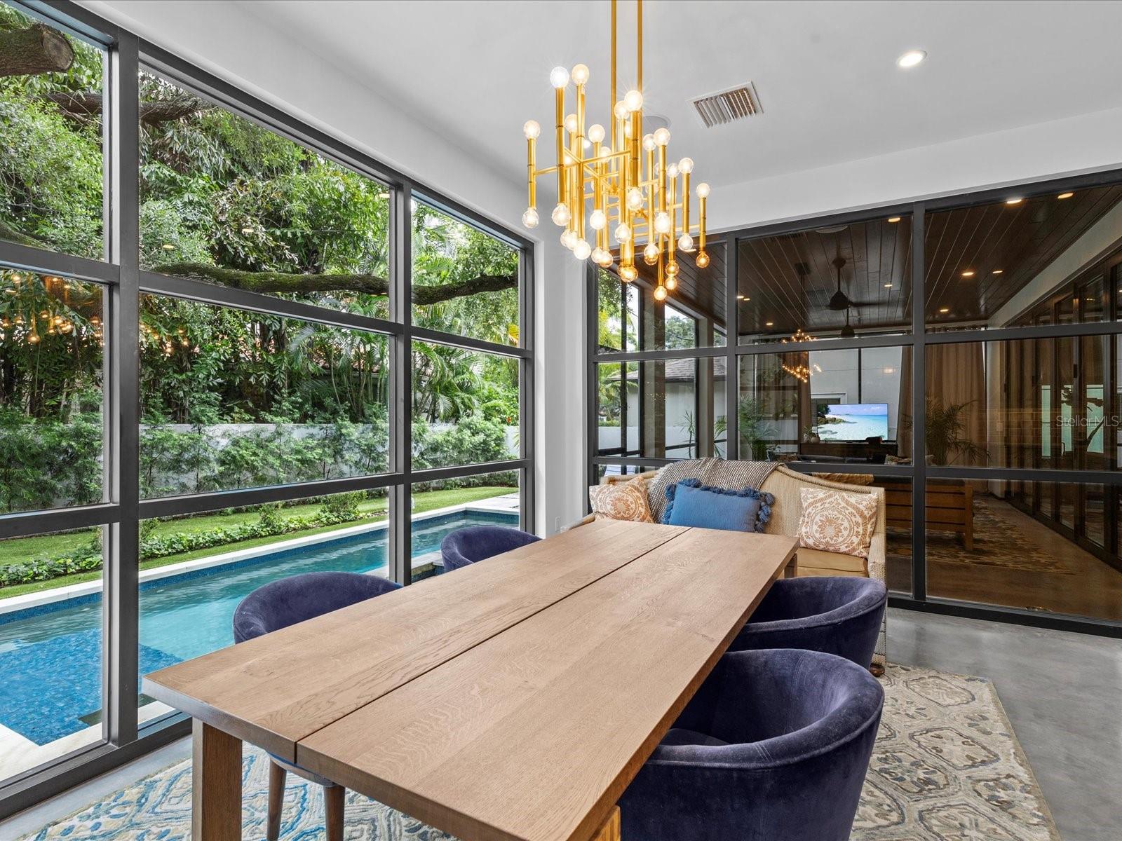 Breakfast nook kitchen