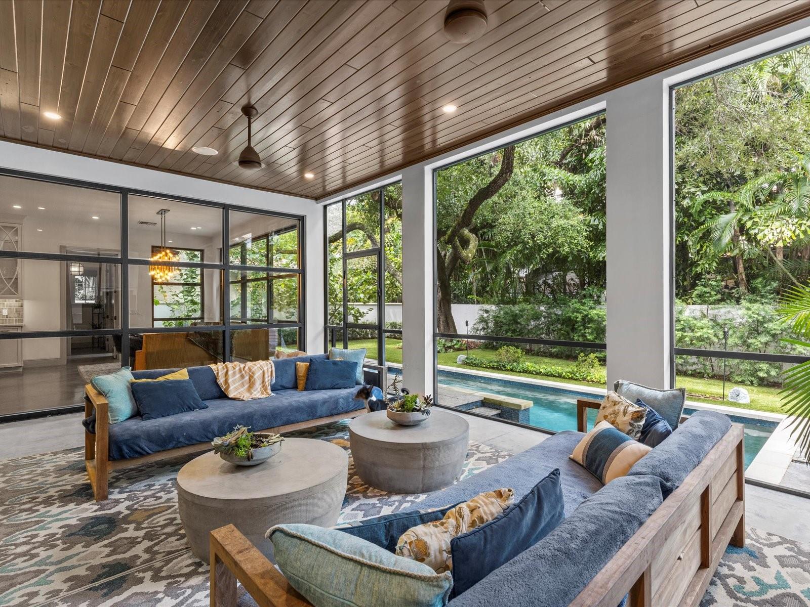 Outdoor Living Room / Screened in Porch