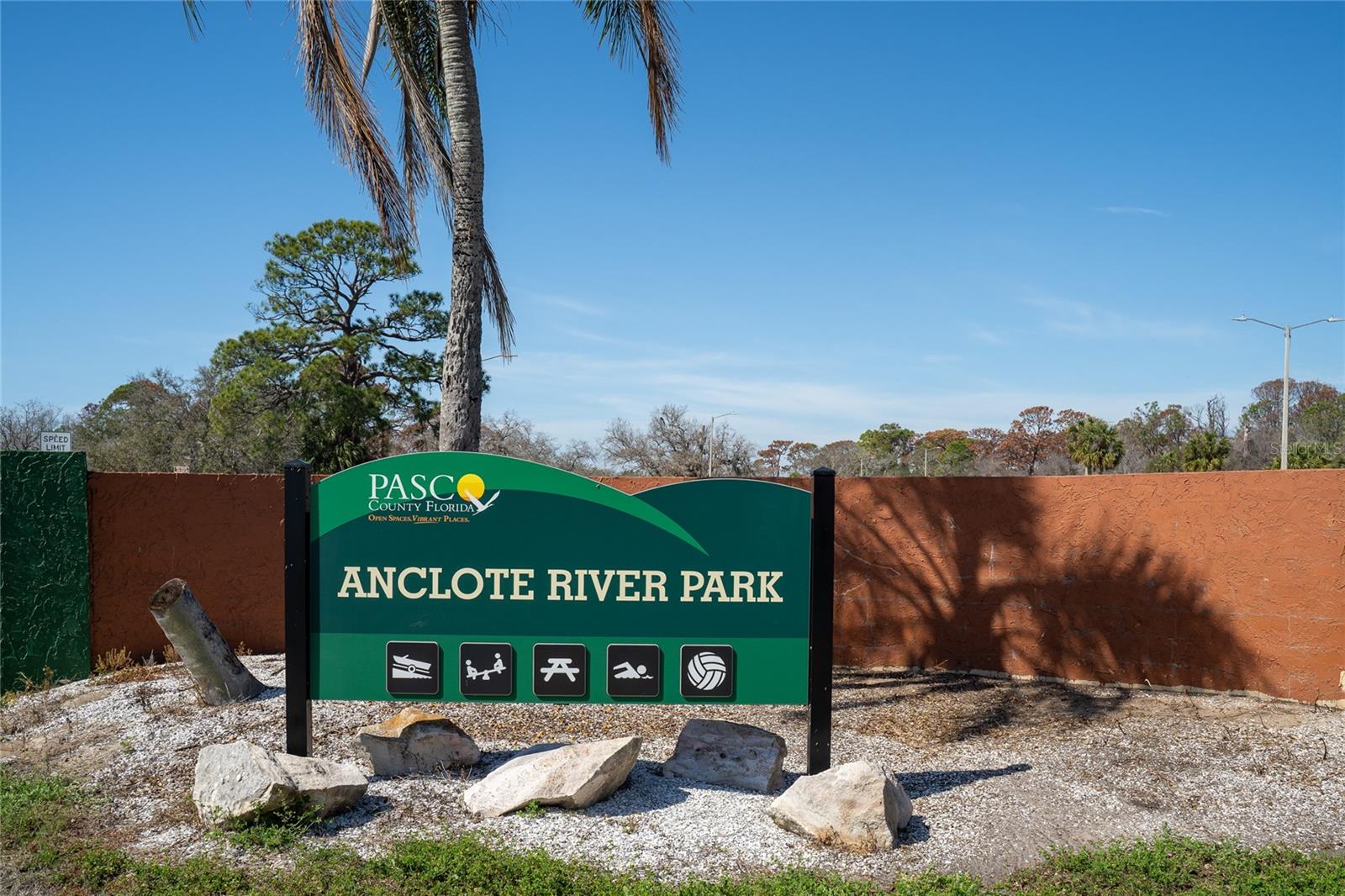 2.7 miles from the home to Anclote River Park