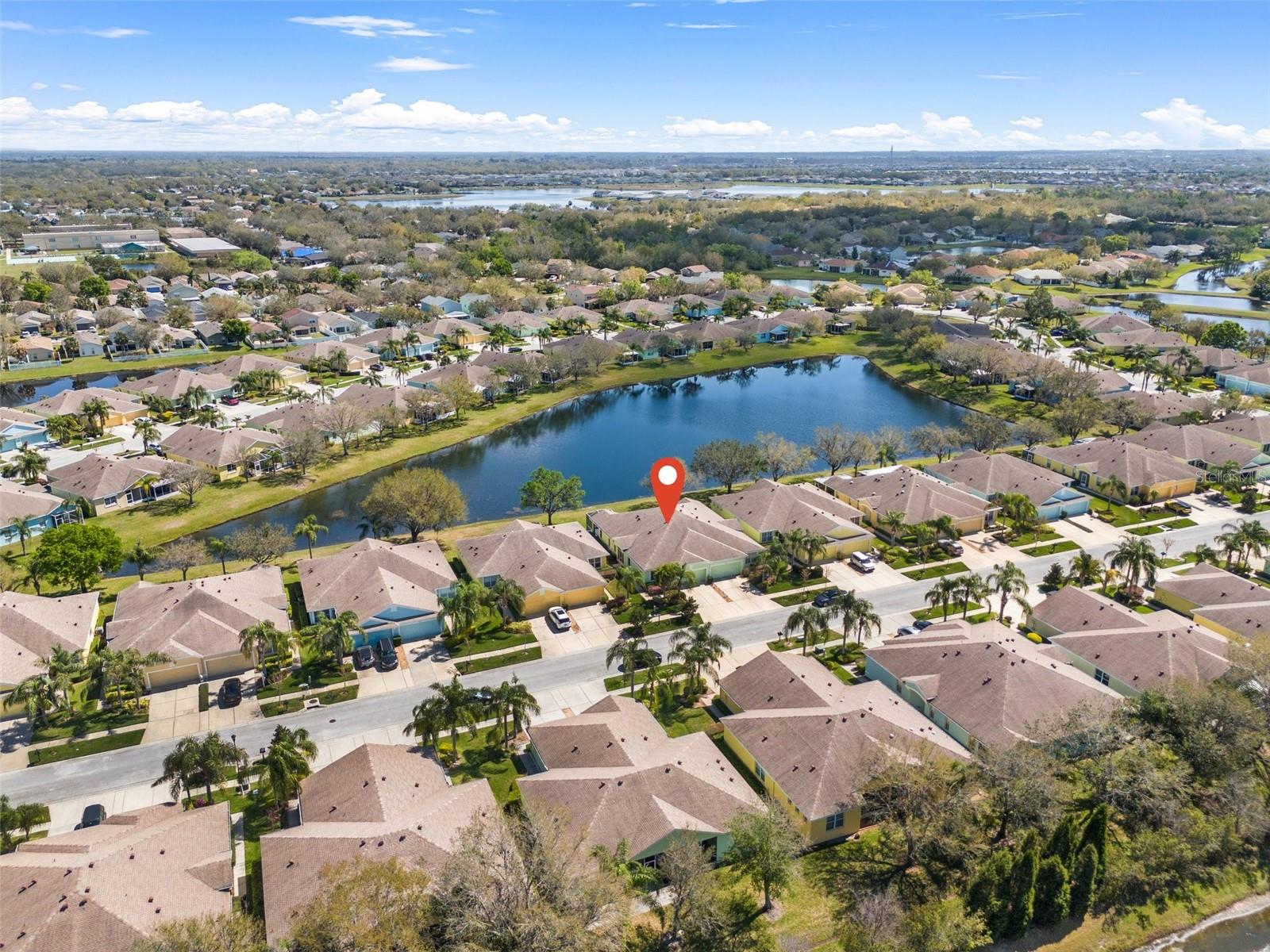 This amazing villa is nestled along the pond, with no backyard neighbors!