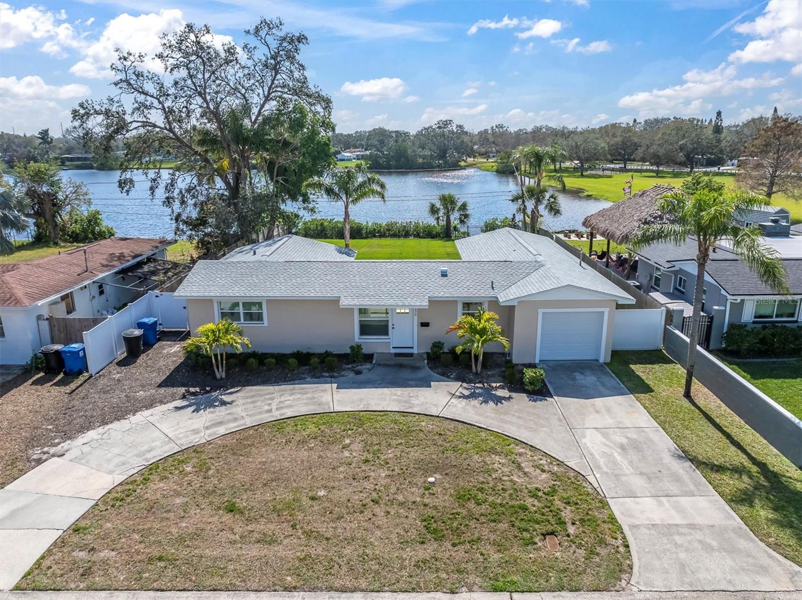 Lake front home! Brackish water! Brand New roof!