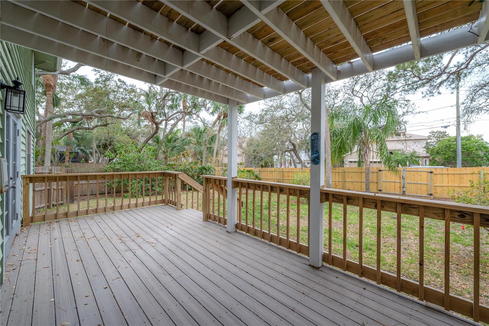 Deck from Kitchen and Secondary Living Area