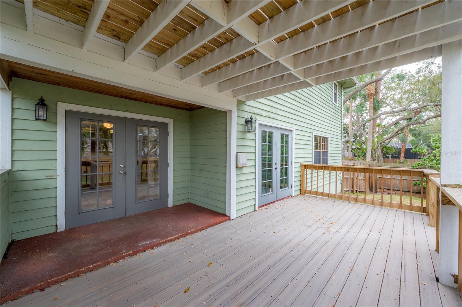 Deck from Kitchen and Secondary Living Area