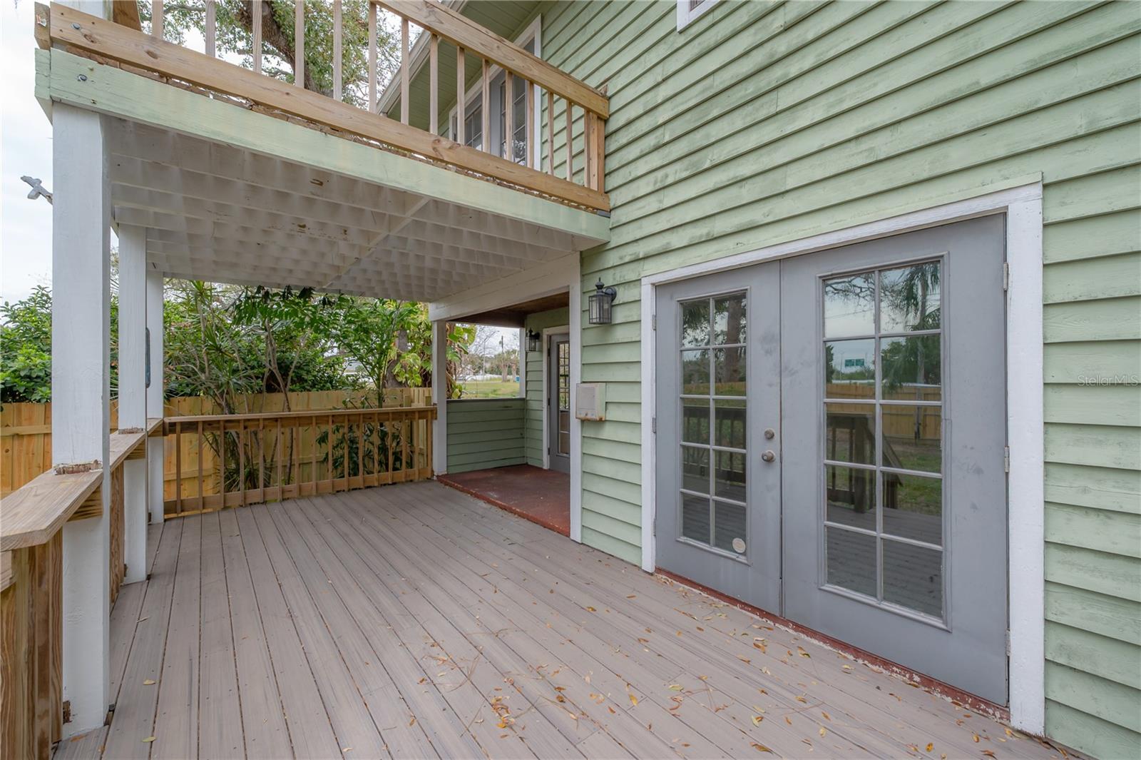 Deck from Kitchen and Secondary Living Area