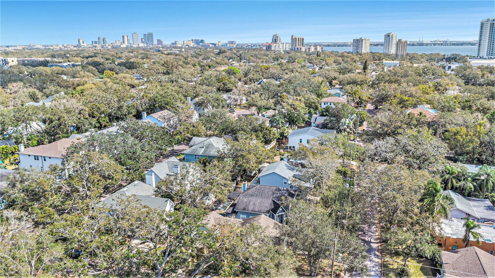 Looking toward Bayshore and downtown