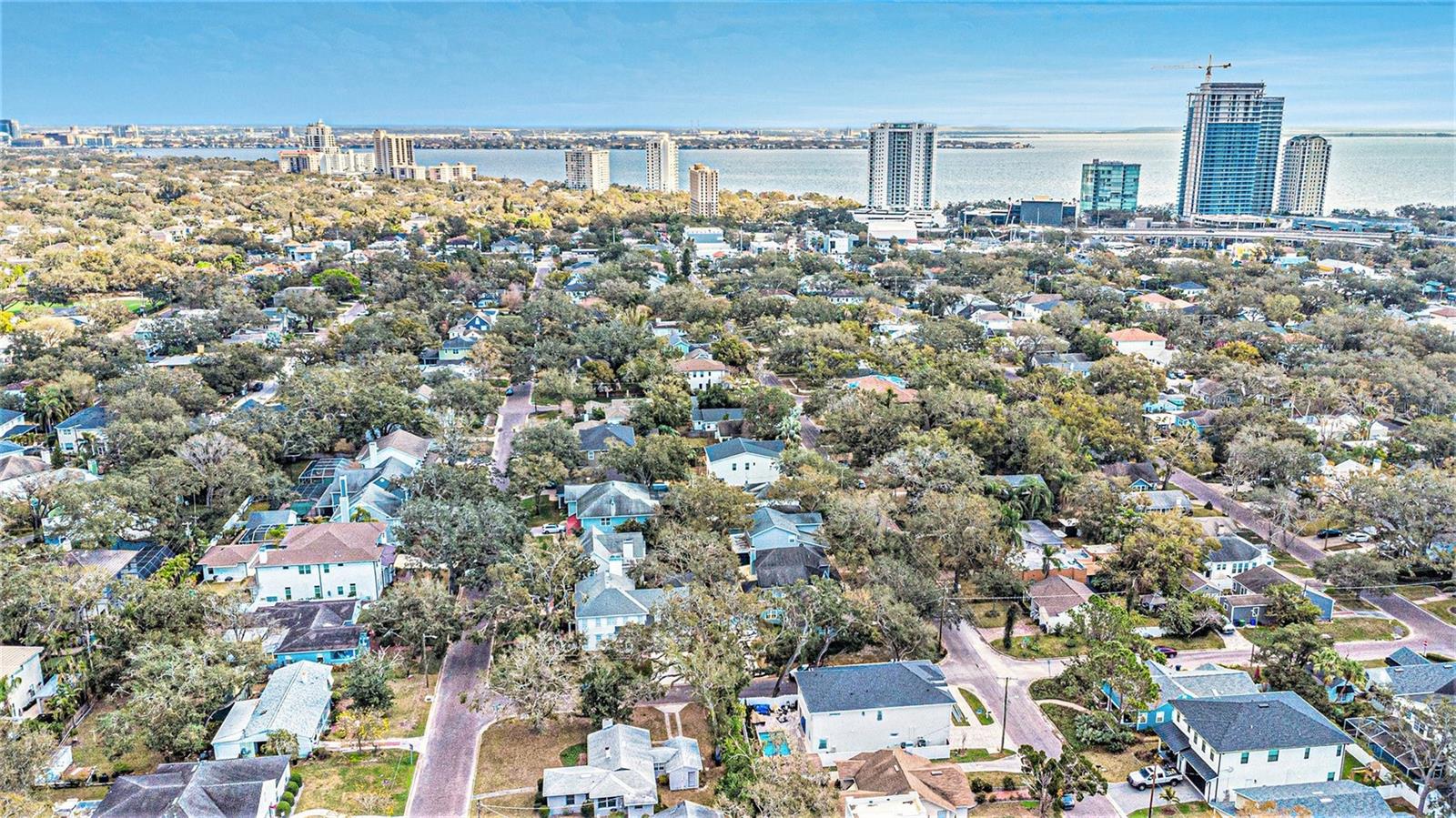 Looking toward Bayshore and downtown