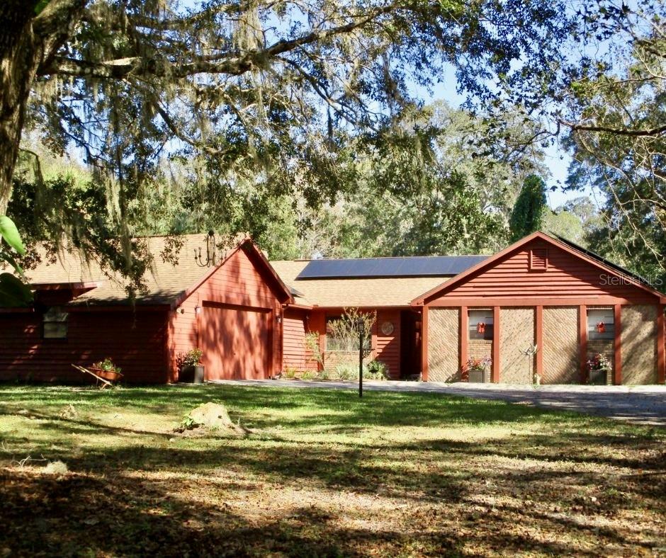 Pool home on corner lot.