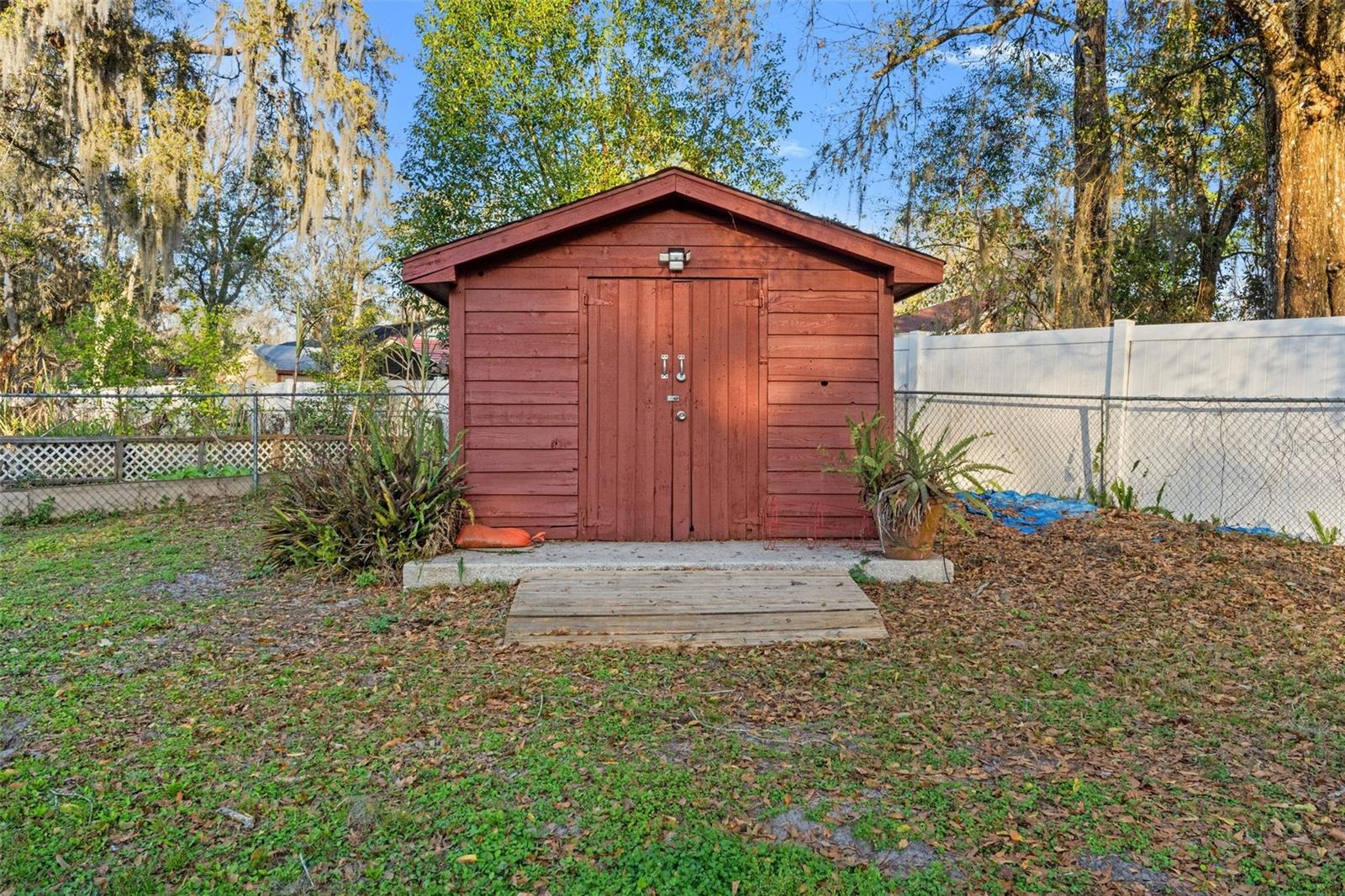 Out door utility shed.