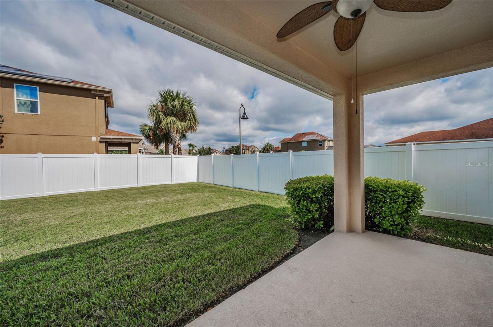 Covered lanai view