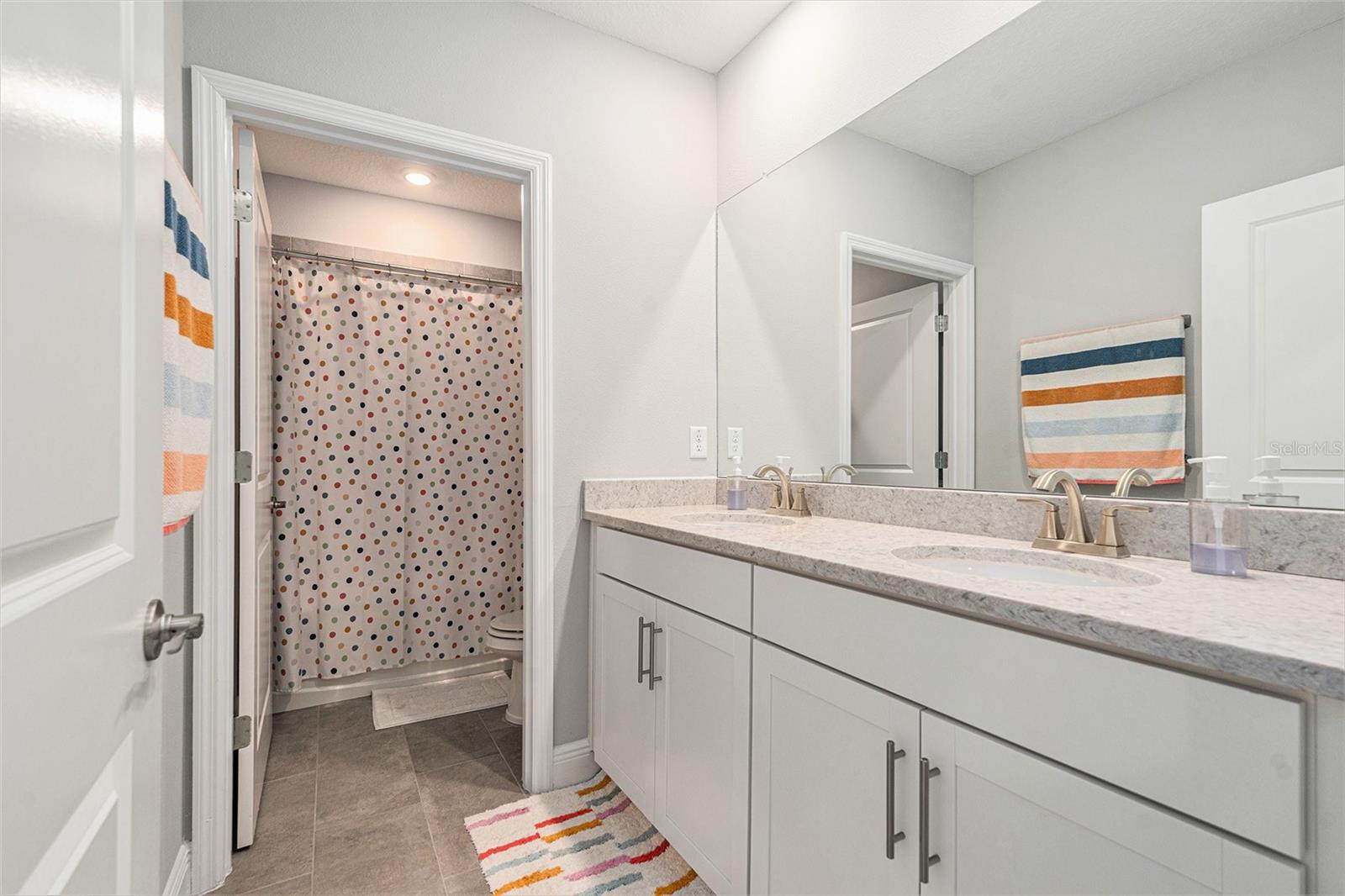 Second floor bathroom- double sink