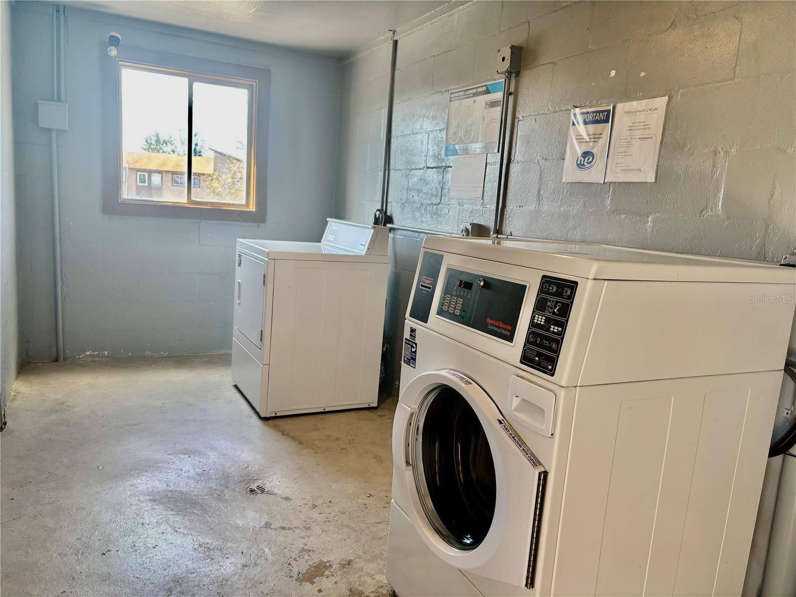 Third floor laundry room just down the hall.