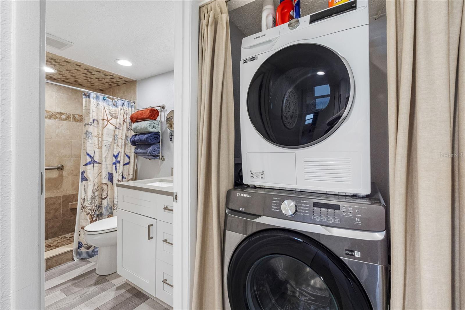 Laundry Closet in hall