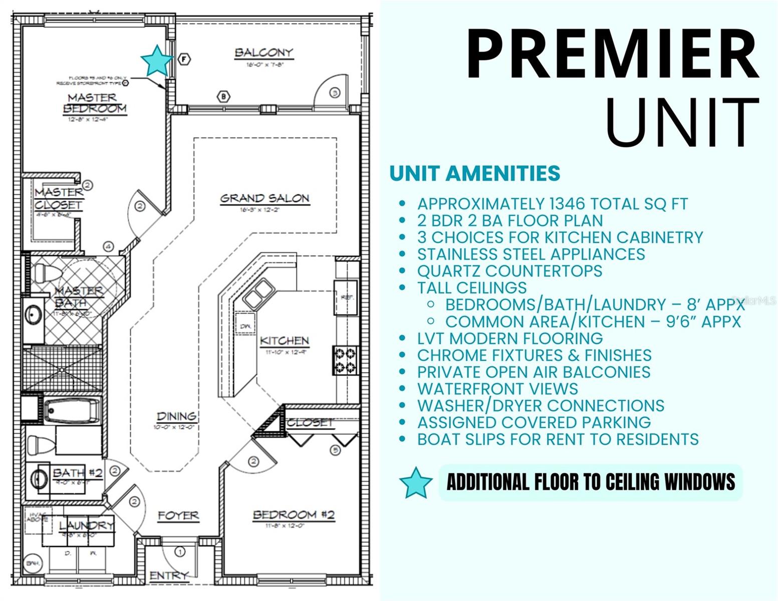 Unit floor plan & details