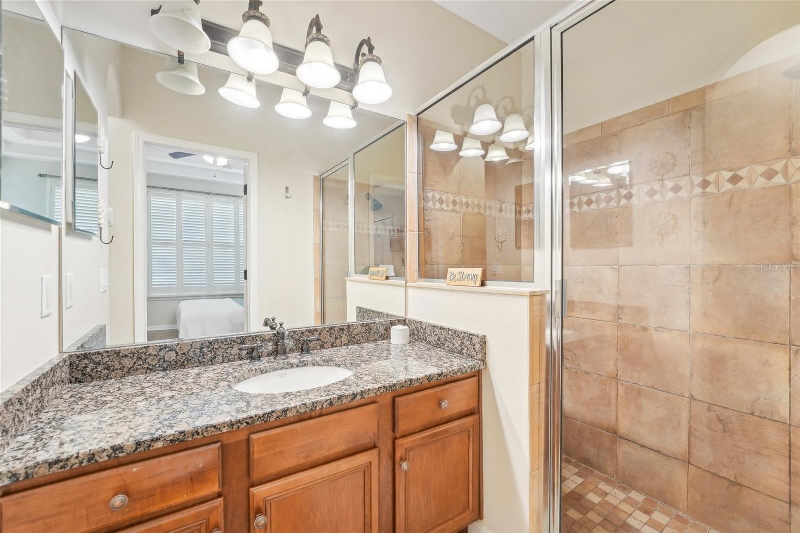 PRIMARY BATH ROOM WITH WALK-IN SHOWER