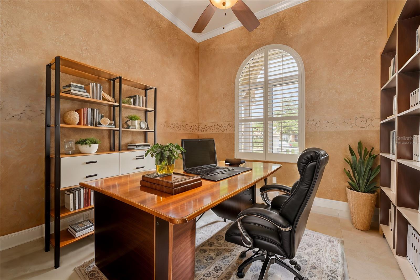 Virtually Staged - Office outside of Primary Bedroom