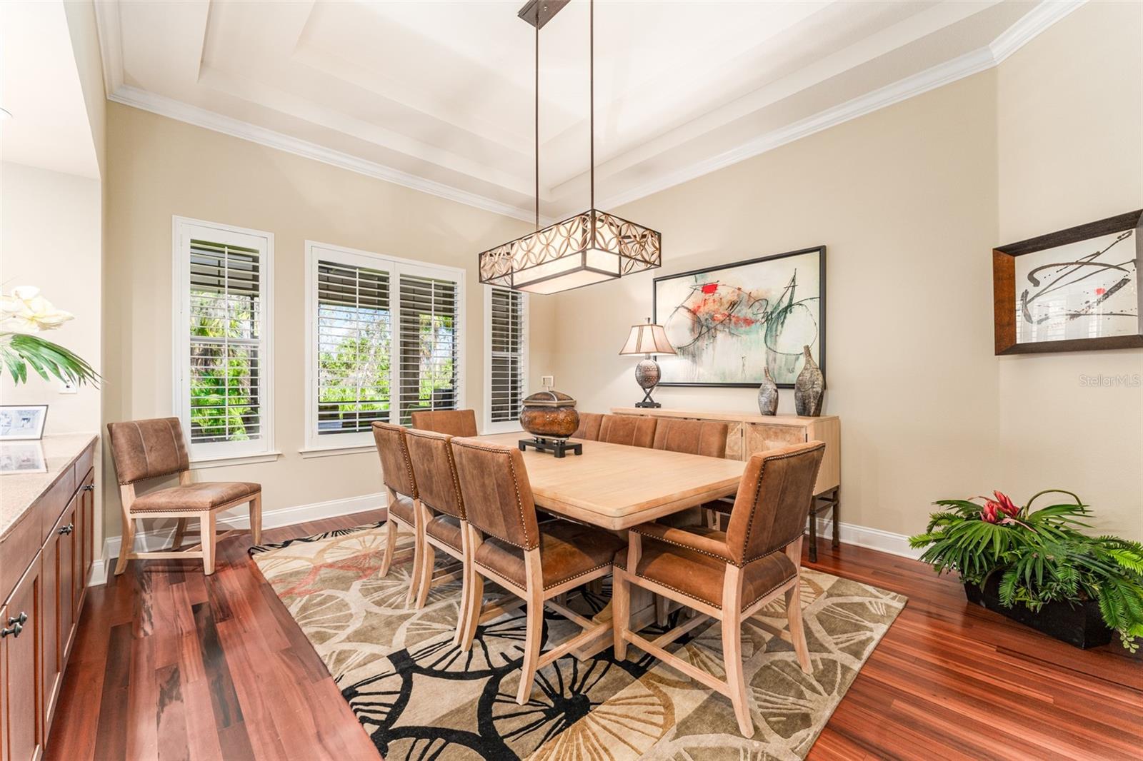 Coffered Ceiling, Crown Molding