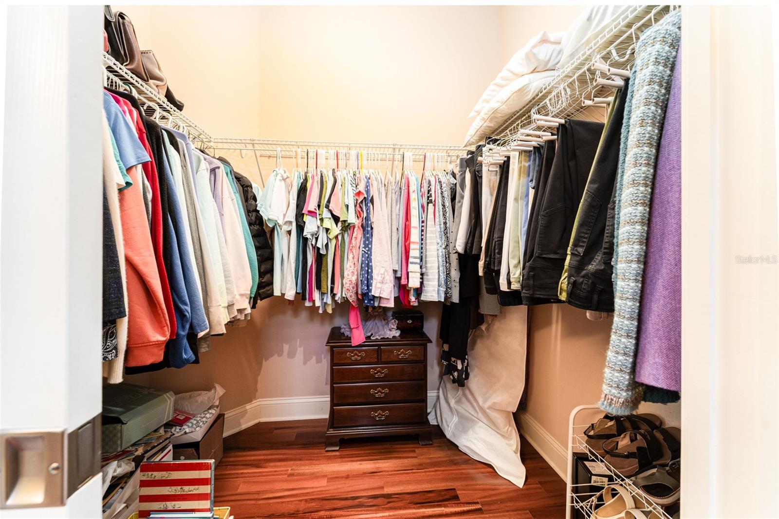 One of Two Walk in Closets in Primary Suite