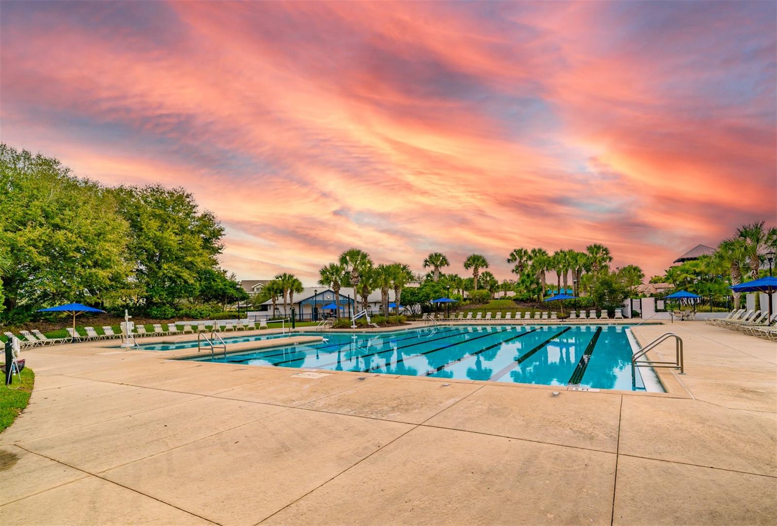 Jr. Olympic Pool at the Aquatic Center in Fishhawk Ranch