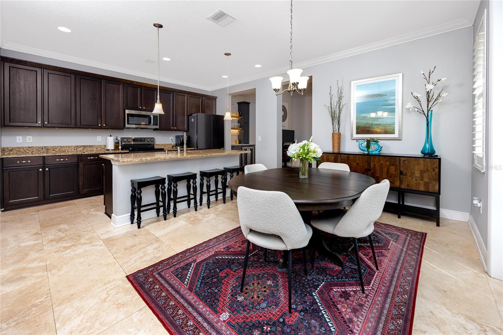 Dining Room with Kitchen