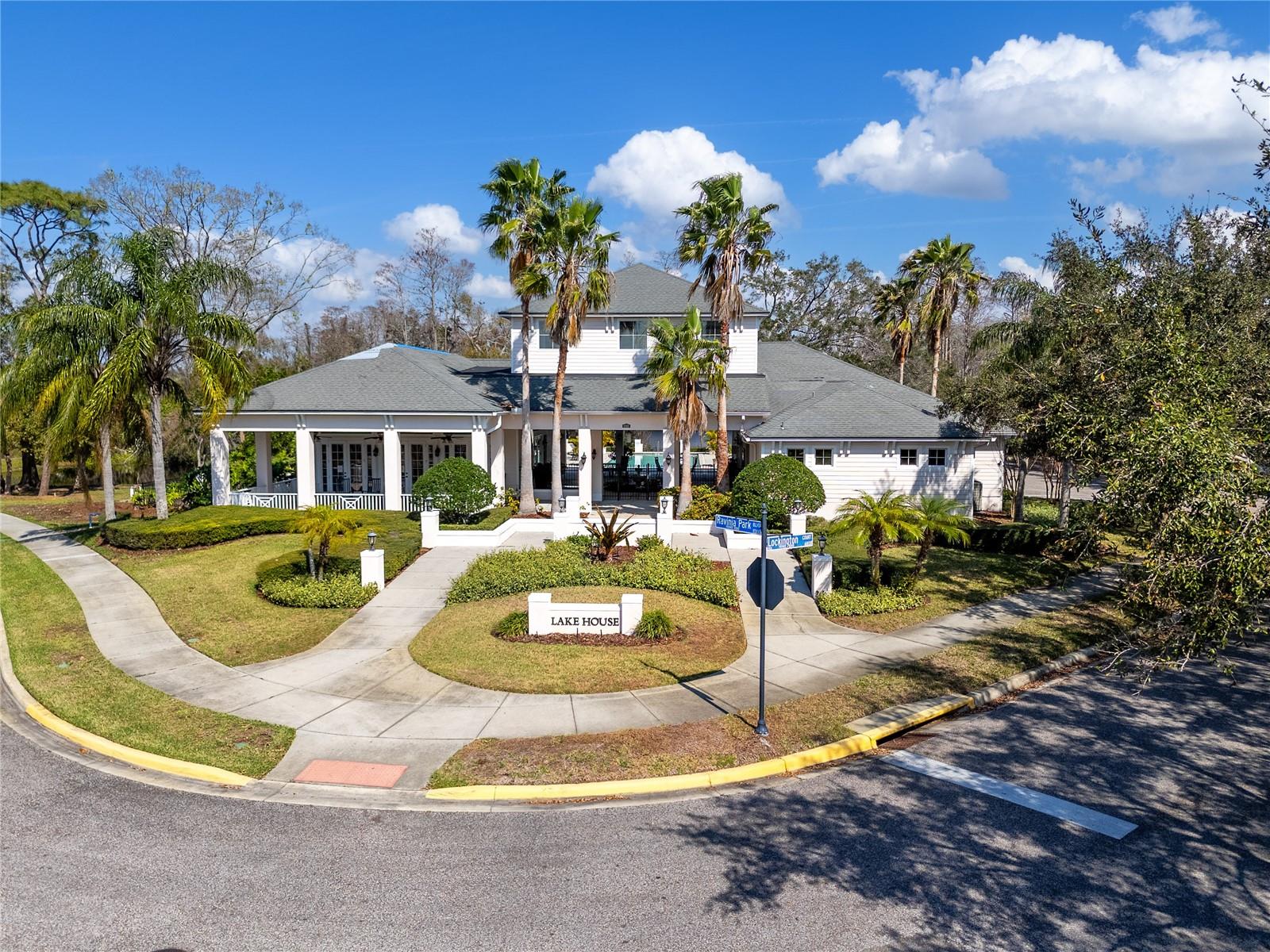 The Lake House Amenities center with Pool and Grill area