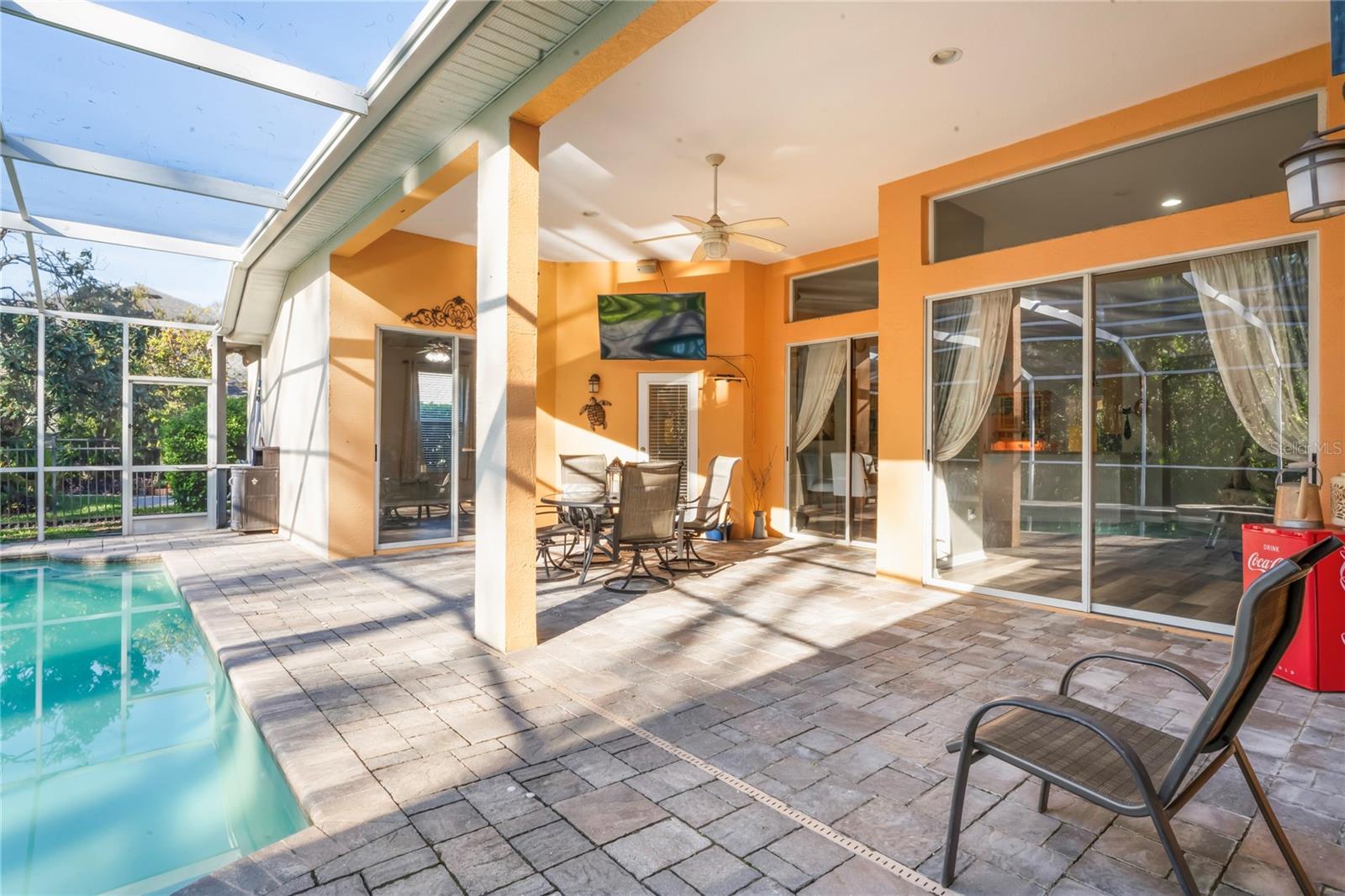 Covered patio exterior