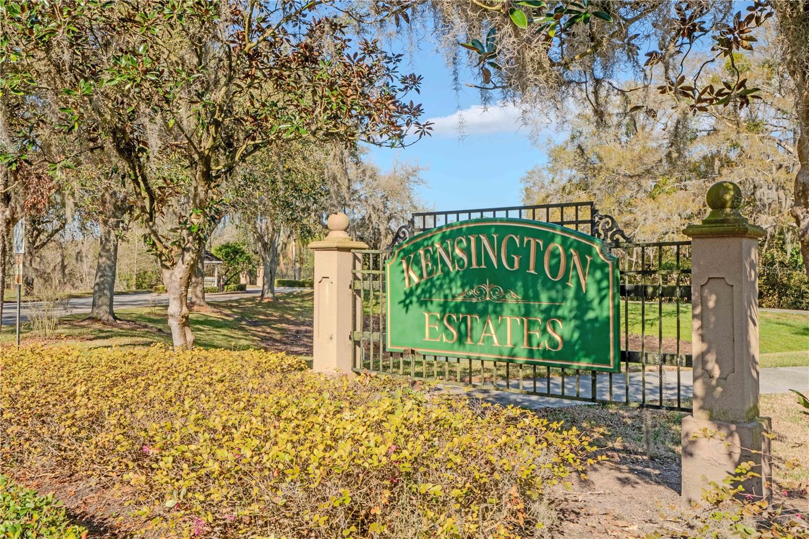 front gate sign