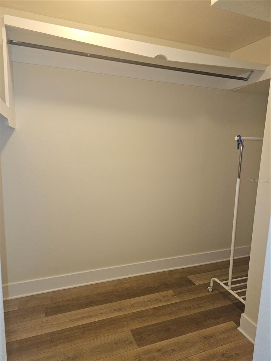 Master walk in closet