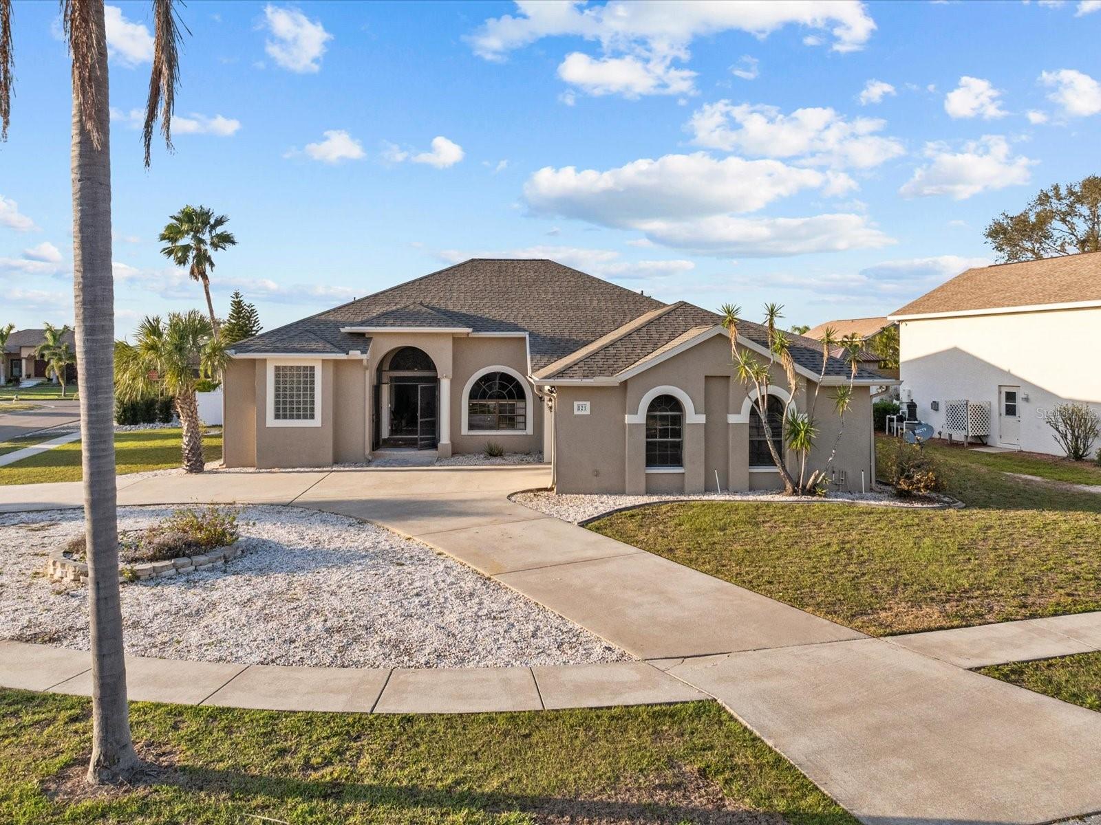 Exterior Front with Circle Driveway