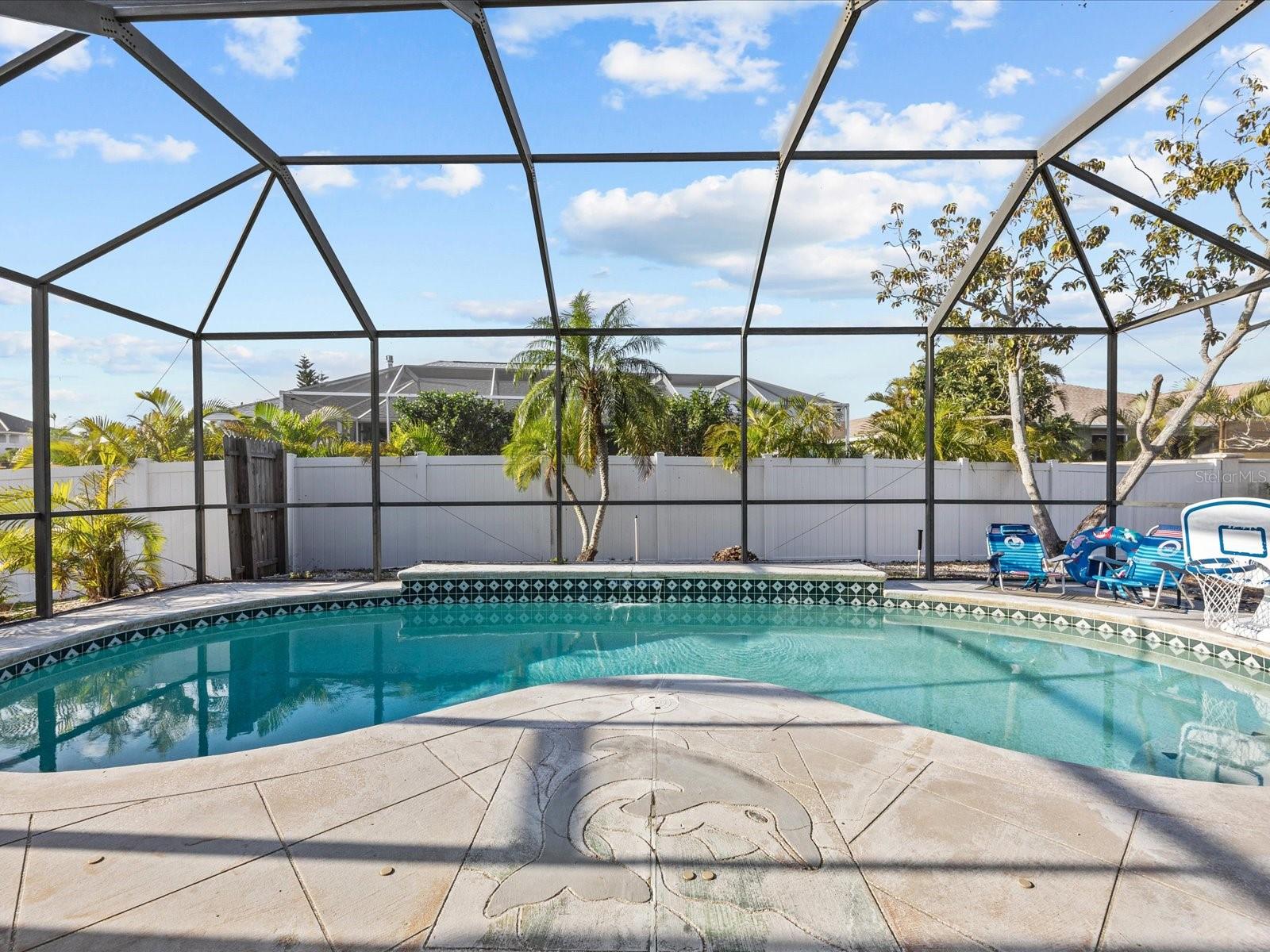 Great Sized, Covered Lanai and Heated Pool