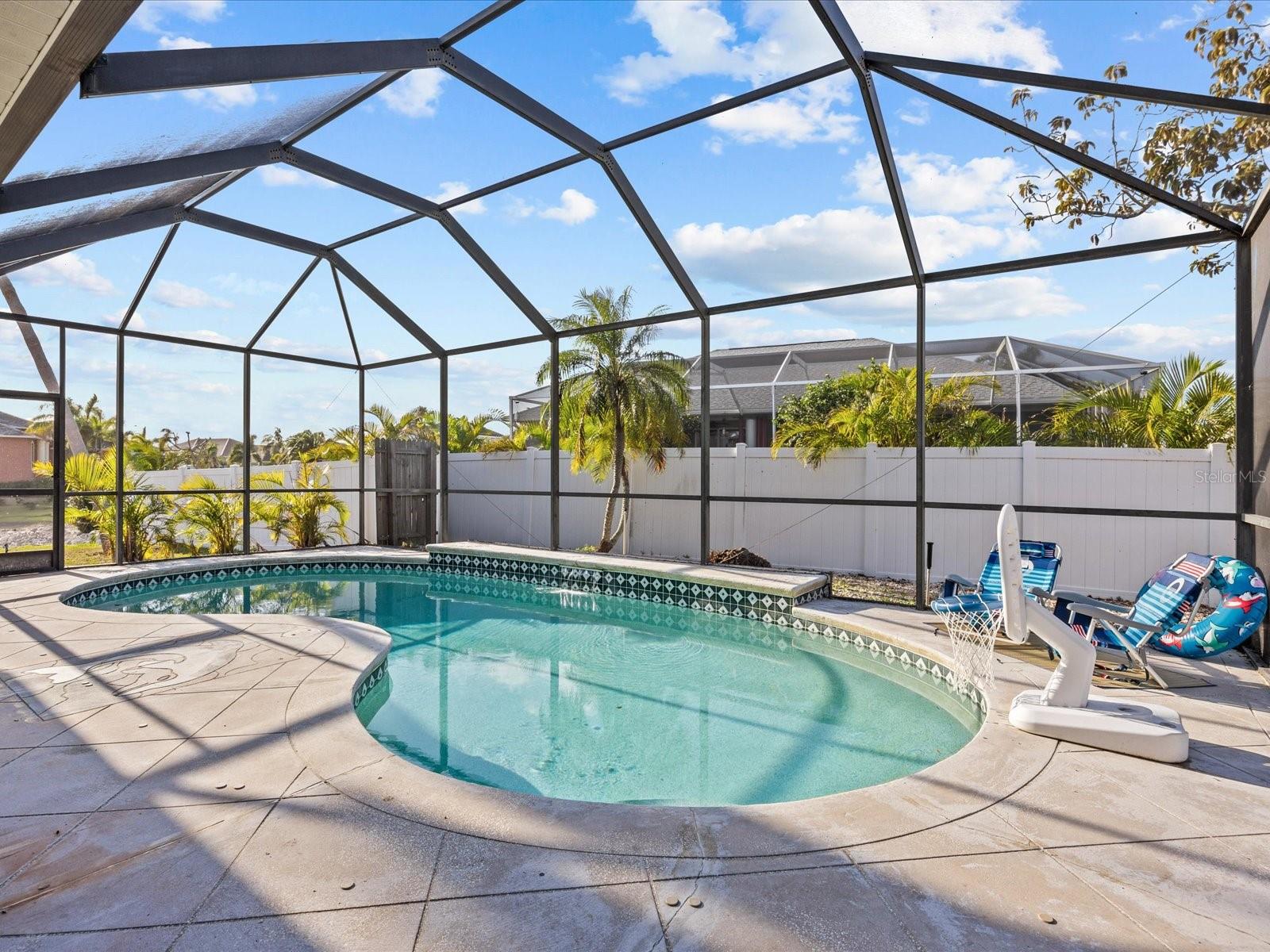 Screened and Heated Pool