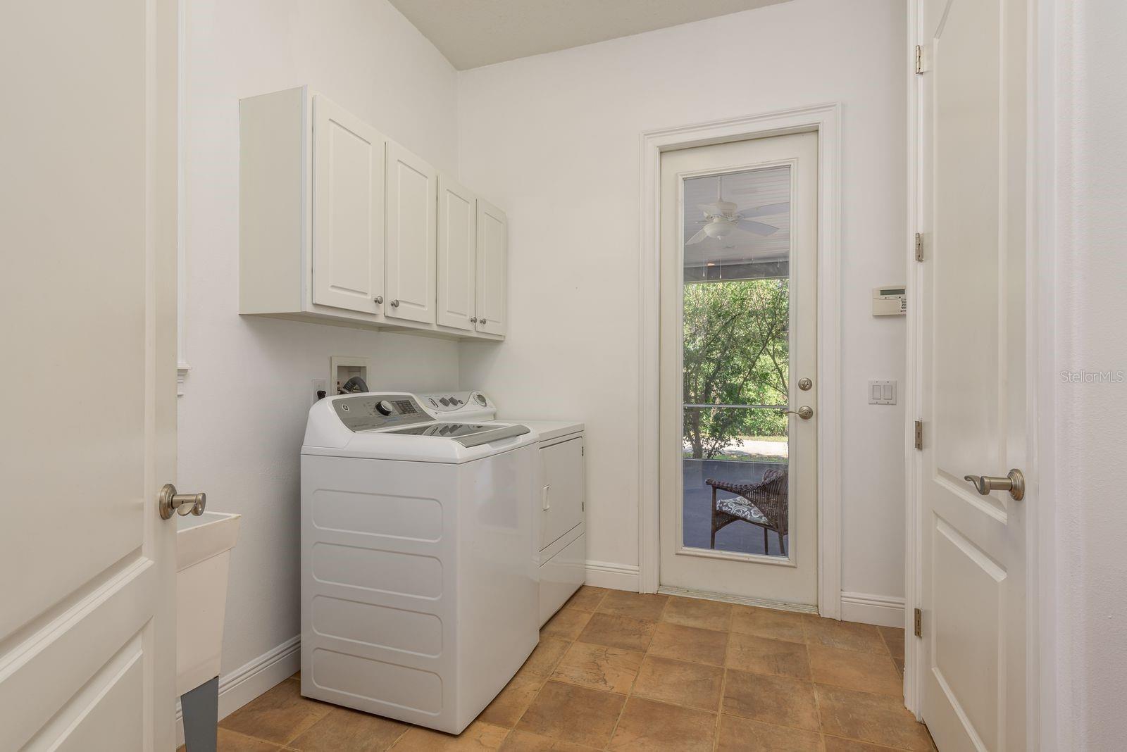 1st floor laundry room.