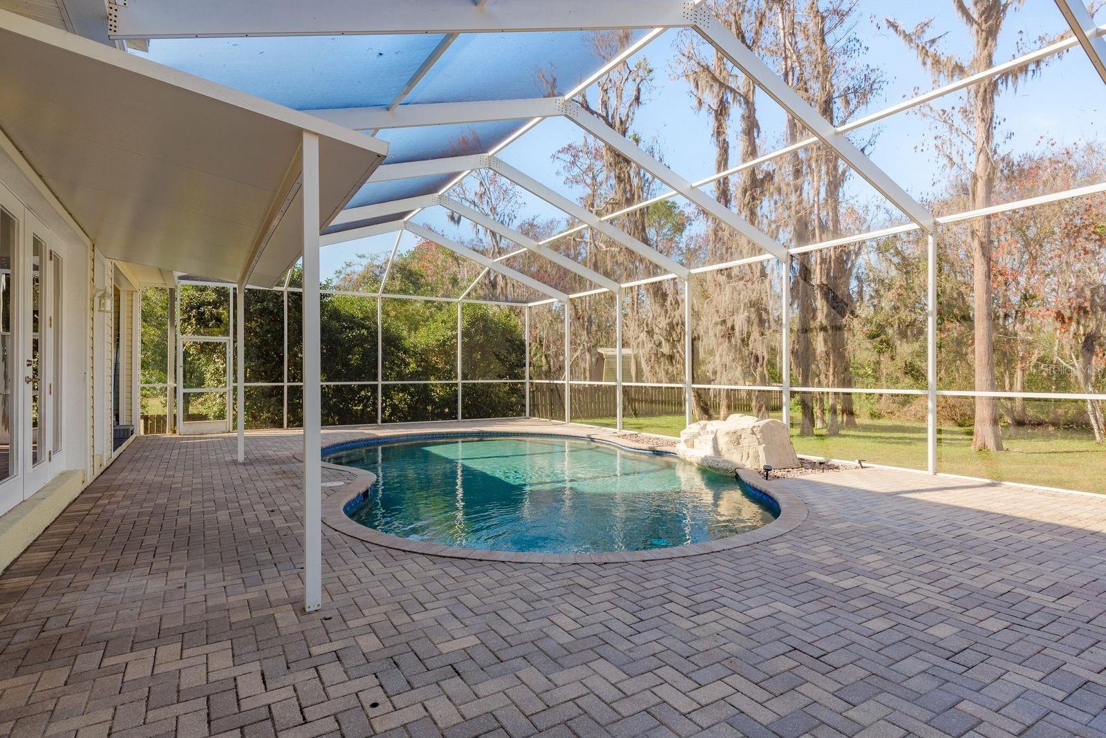 Private, beautiful pool area is private and ready for fun with friends & family.