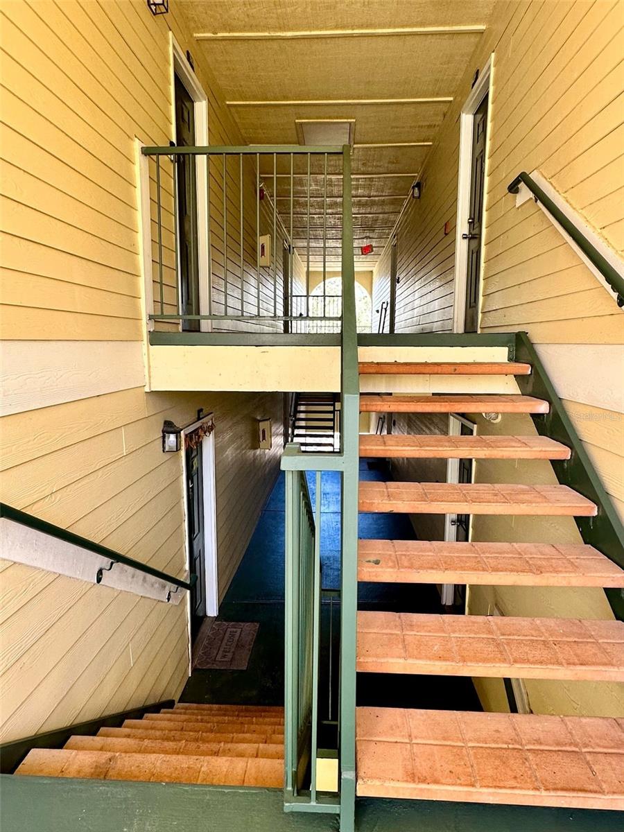 Stairwell to Unit