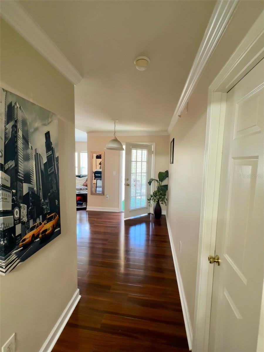 Hallway View to Living room