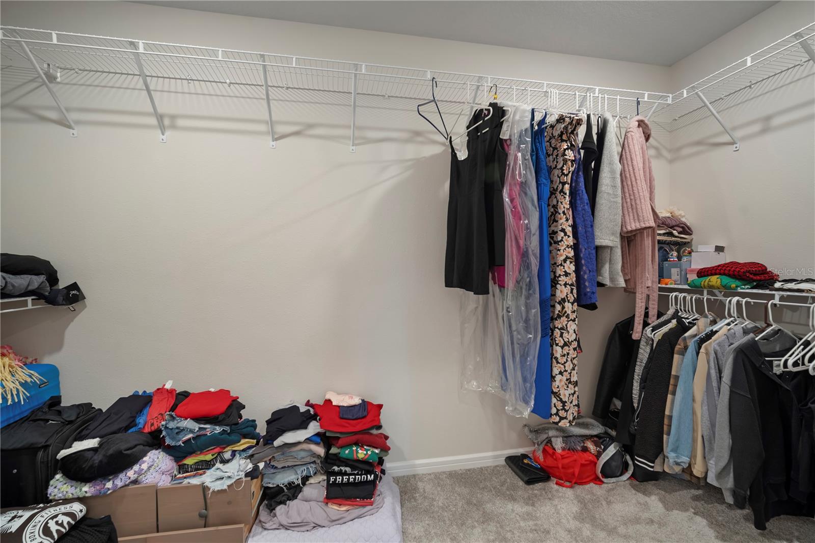 Primary walk-in closet