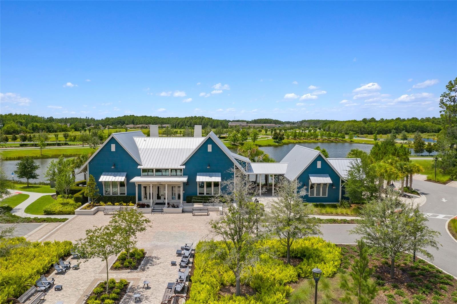 Front of clubhouse