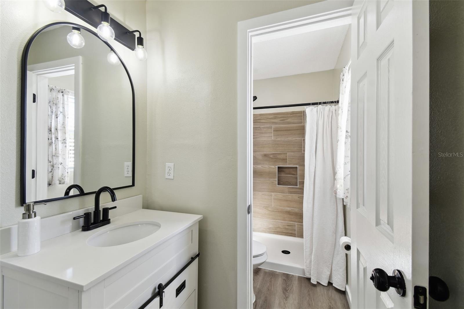 New Primary Bathroom Vanity, Lighting, Mirrors