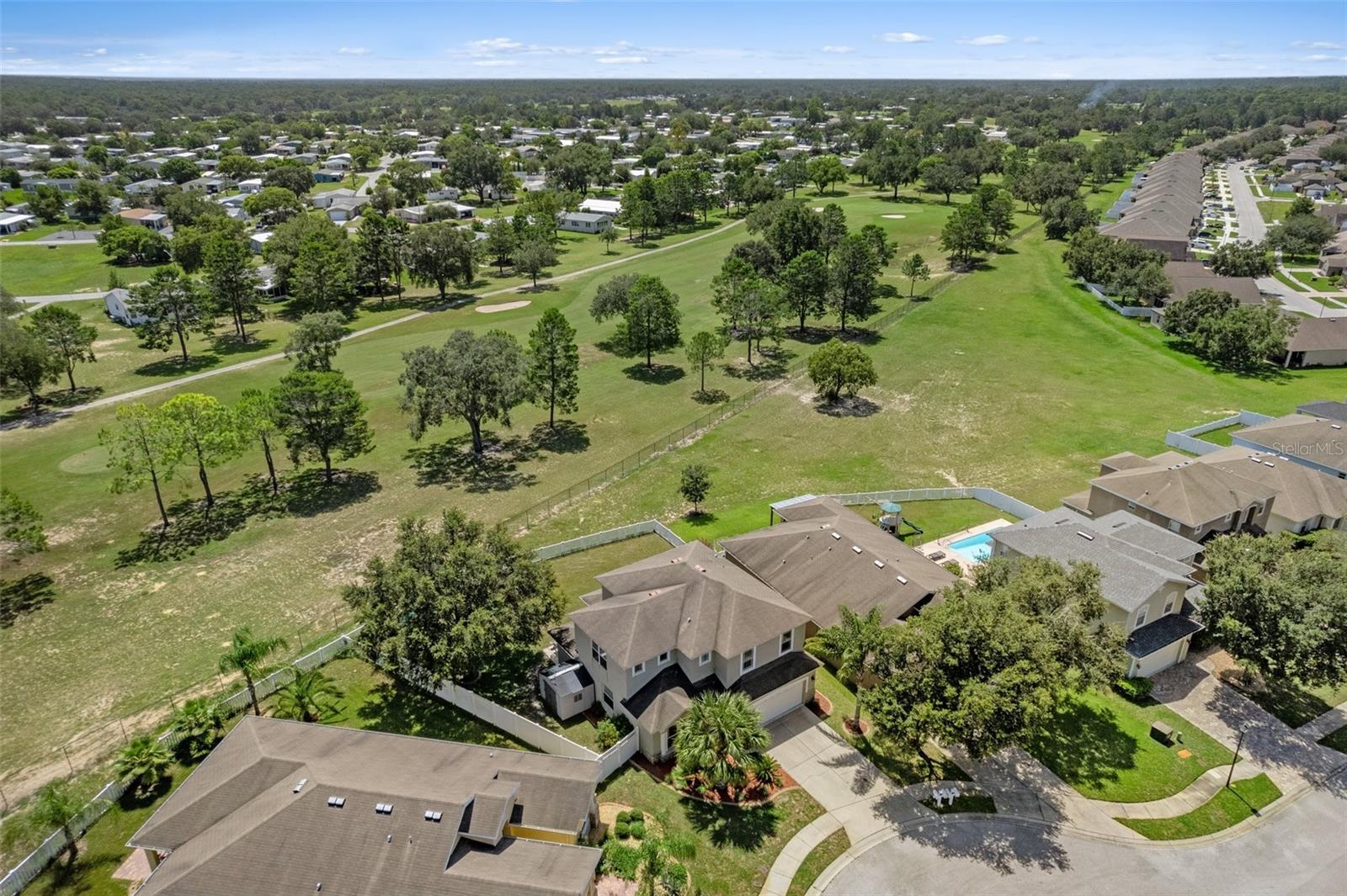 Overlooking Neighboring Communities Golf Course