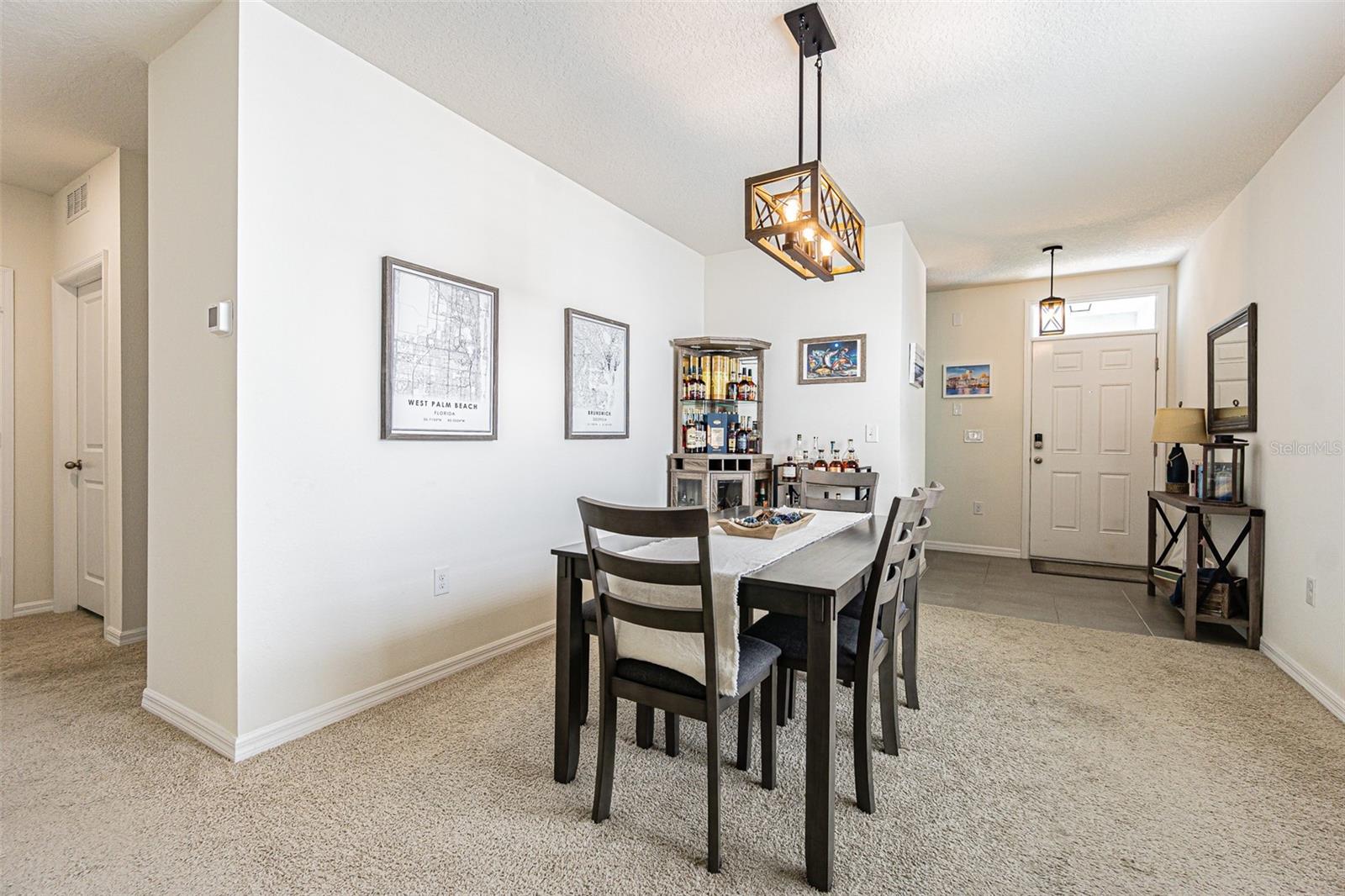 Formal Dining Room looking towards Foyer.