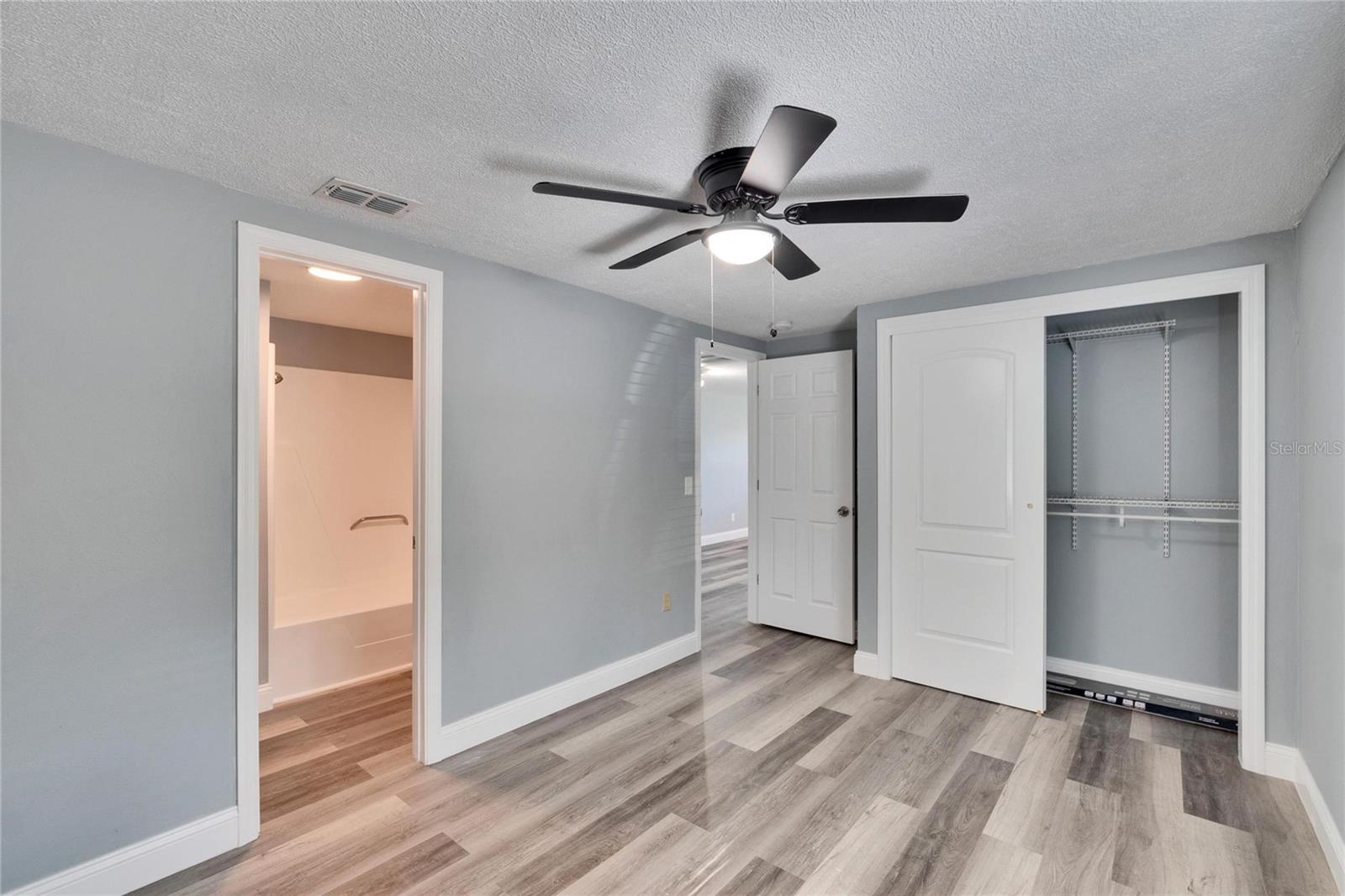 Front master bedroom with en suite full bath