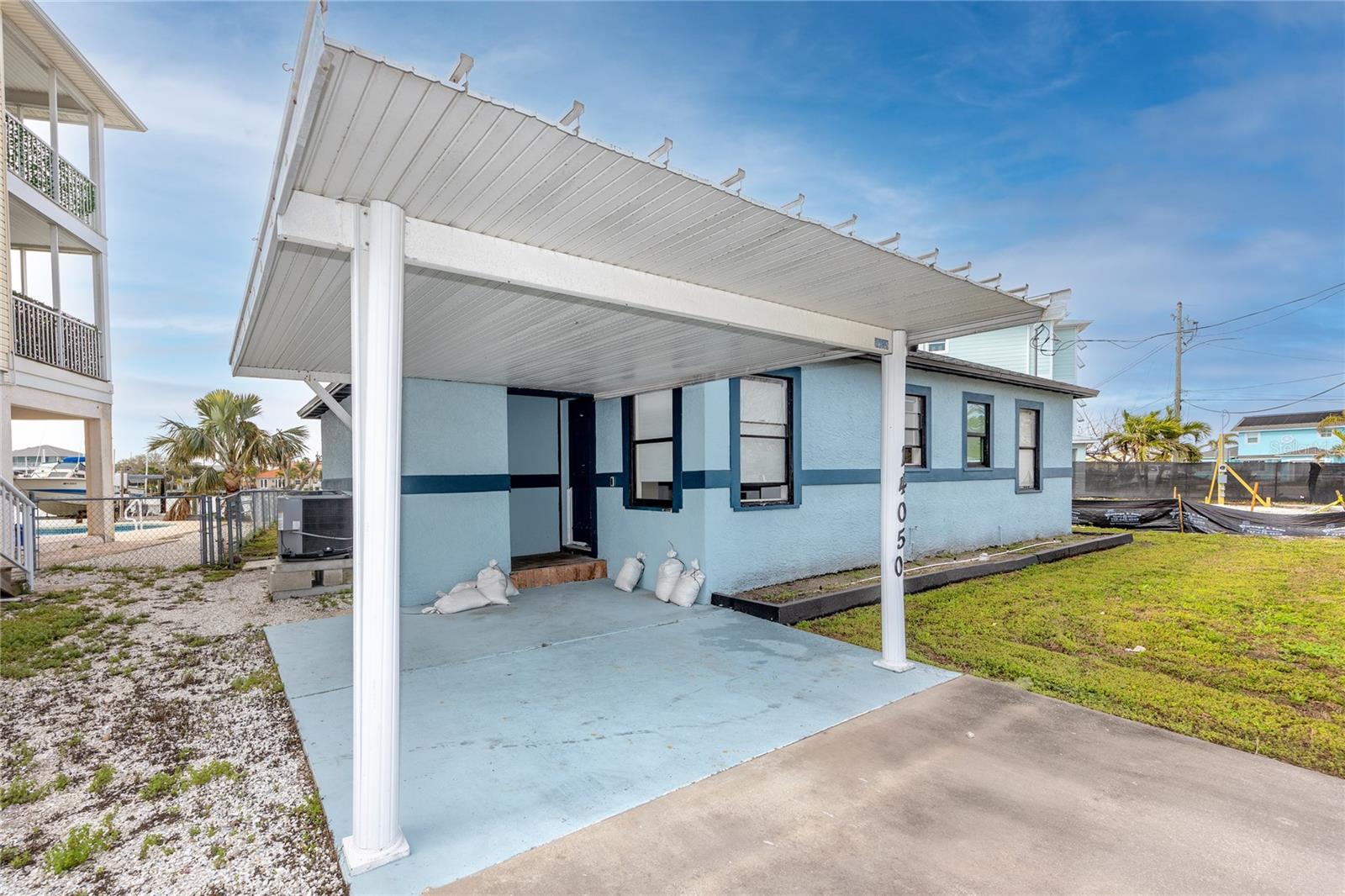 Carport With Covered Entry