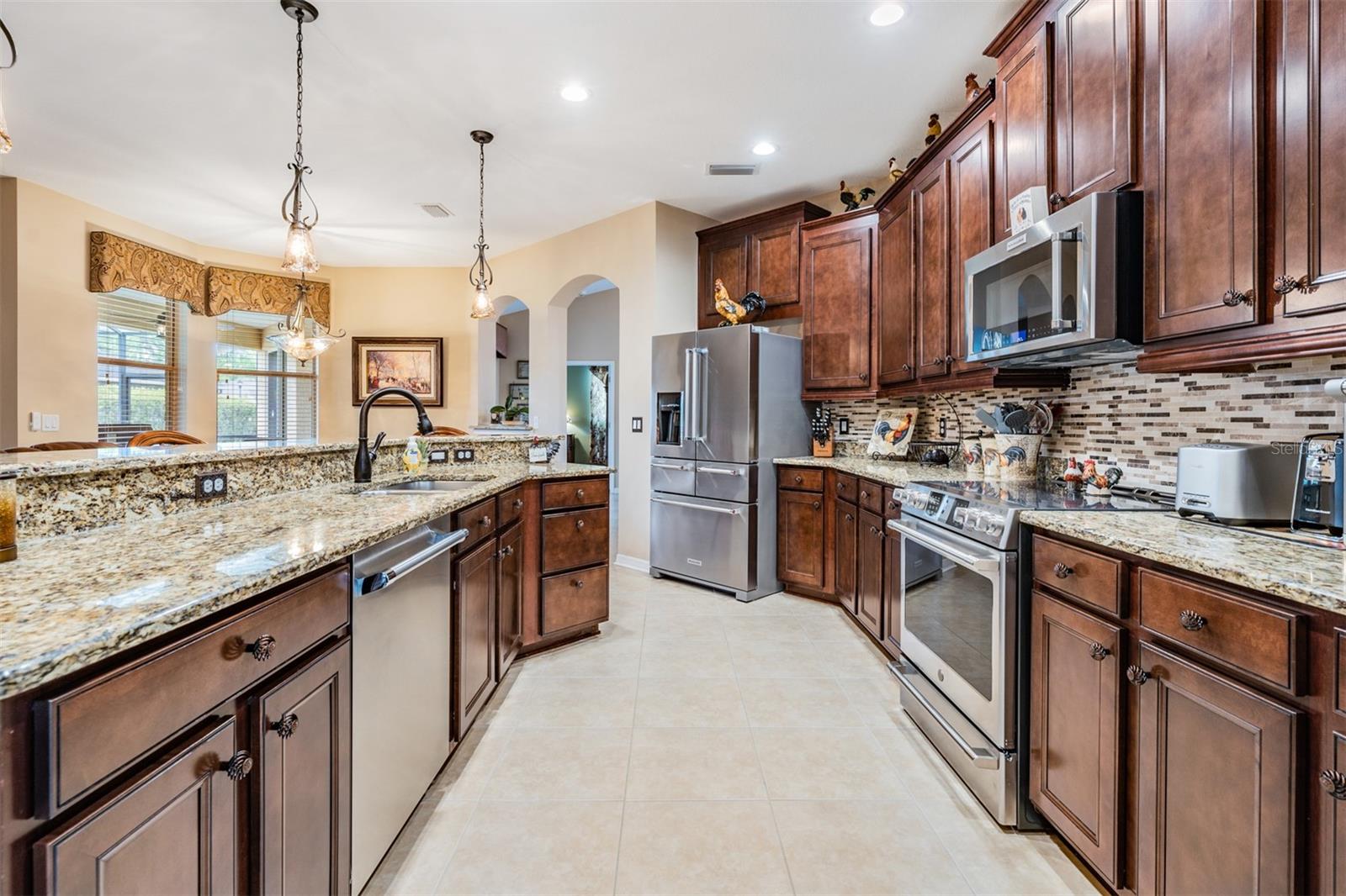 Functional kitchen with upgraded appliances