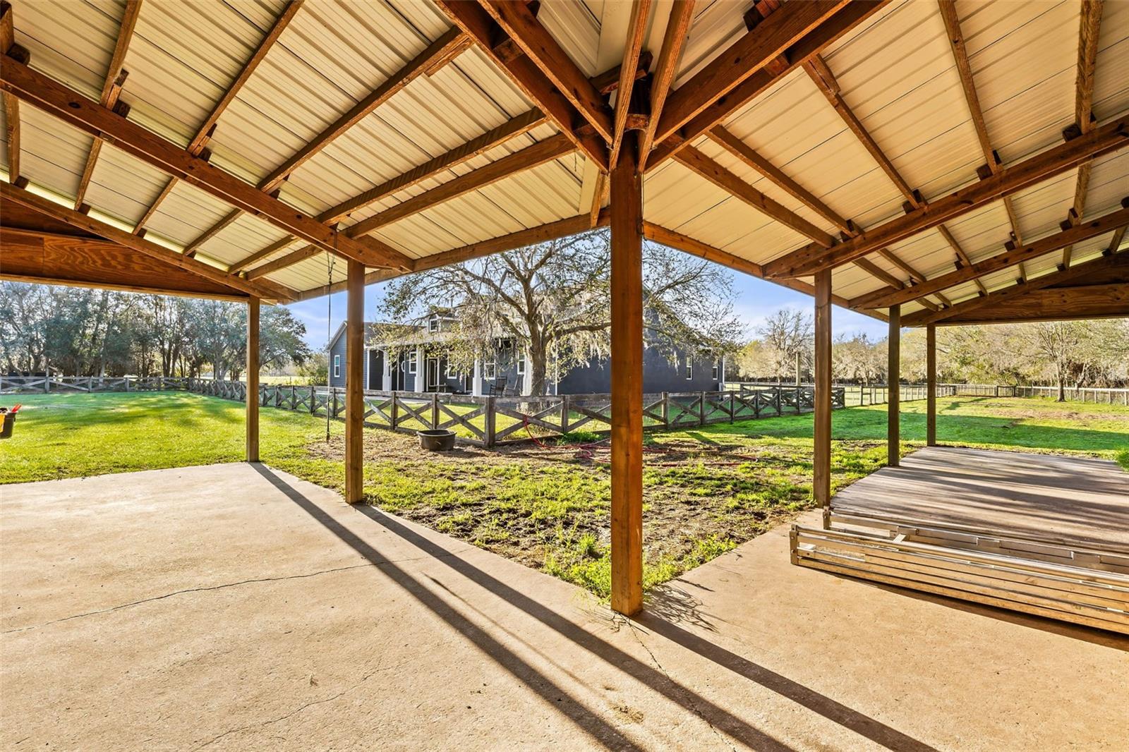 View of house from the barn.