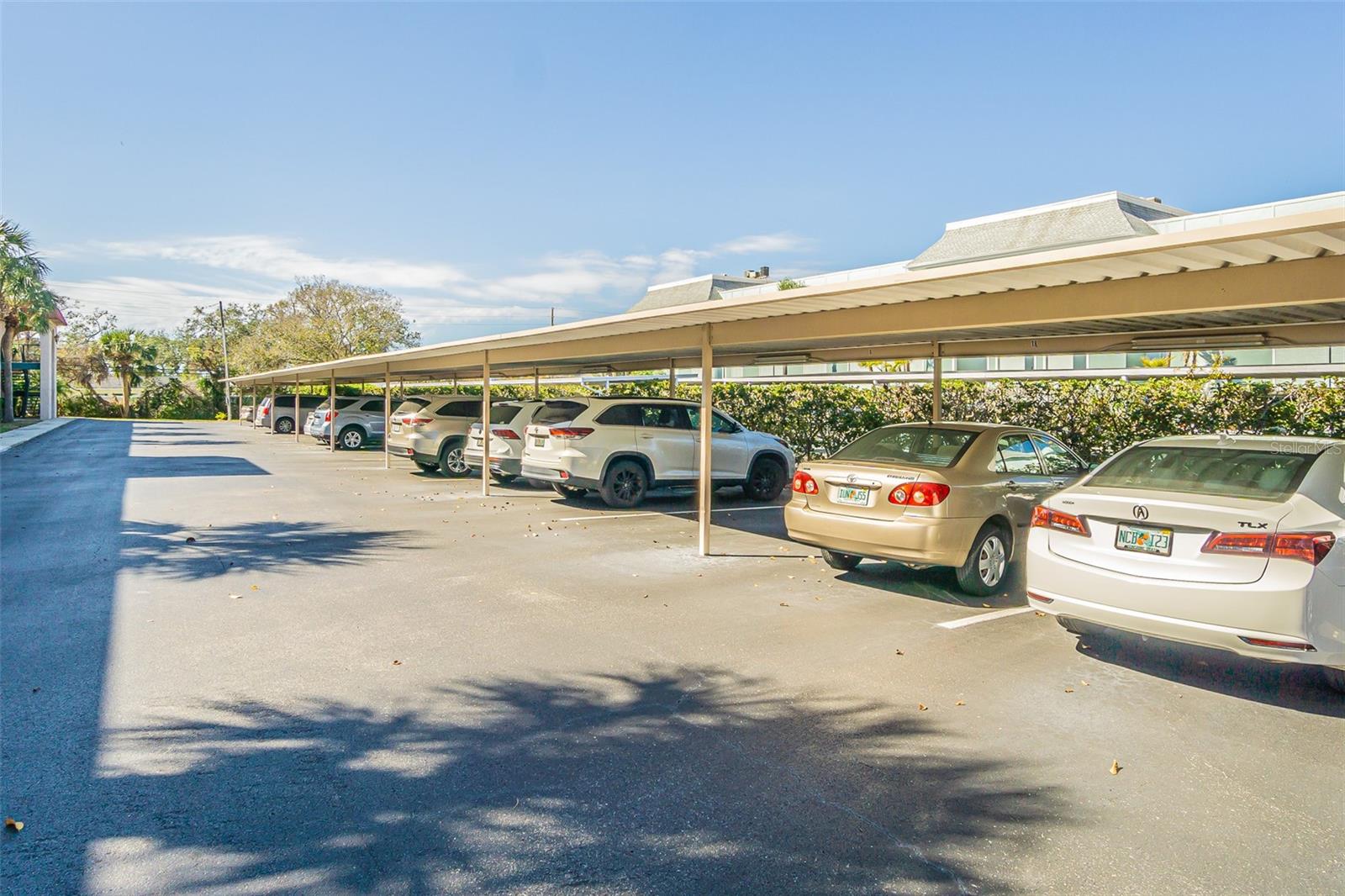 Assigned carport is across from the unit.